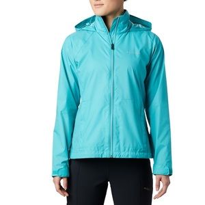NWT Columbia Miami Green  Hooded XS Full-Zip Jacket Waterproof